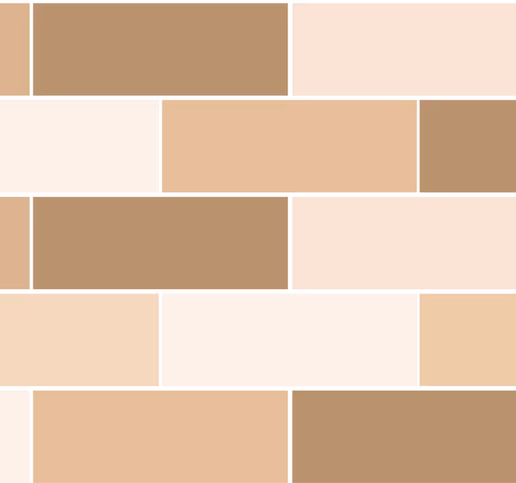 Tapete za kupaonicu neutralne cigle - TenStickers