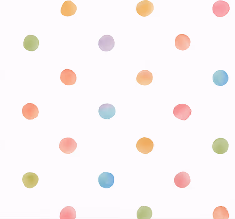 Zidne tapete za spavaću sobu u akvarel točkicama - TenStickers