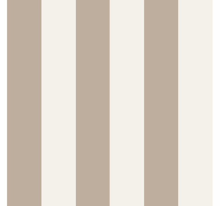 Zidne tapete za spavaću sobu u taupe prugama - TenStickers