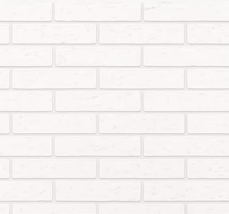 Tapete za dnevni boravak jednostavne bijele opeke - TenStickers
