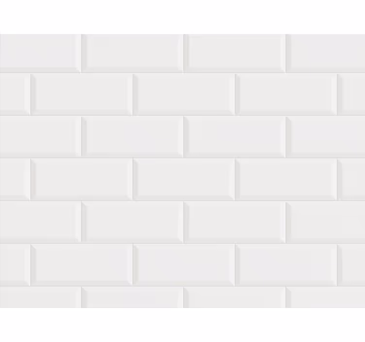 Tapete za kupaonicu s uzorkom bijelih pločica - TenStickers
