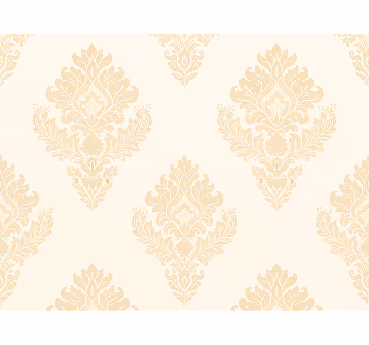 Zidne tapete za spavaću sobu klasični bež damask - TenStickers