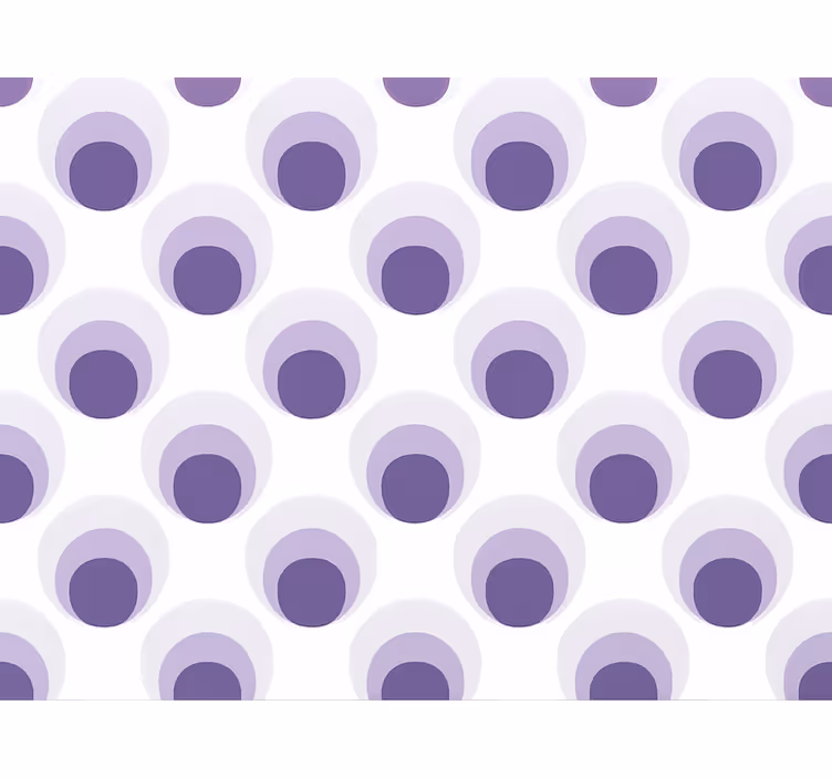 Tapete za dnevni boravak dizajn s ljubičastim krugovima - TenStickers
