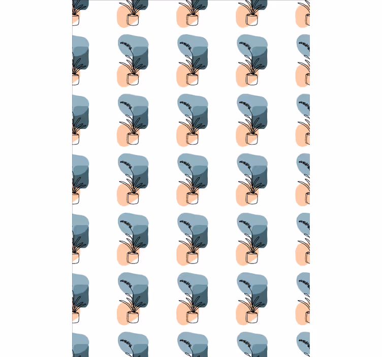 Tapete za zid cvijeće minimalistički dizajn orhideja - TenStickers