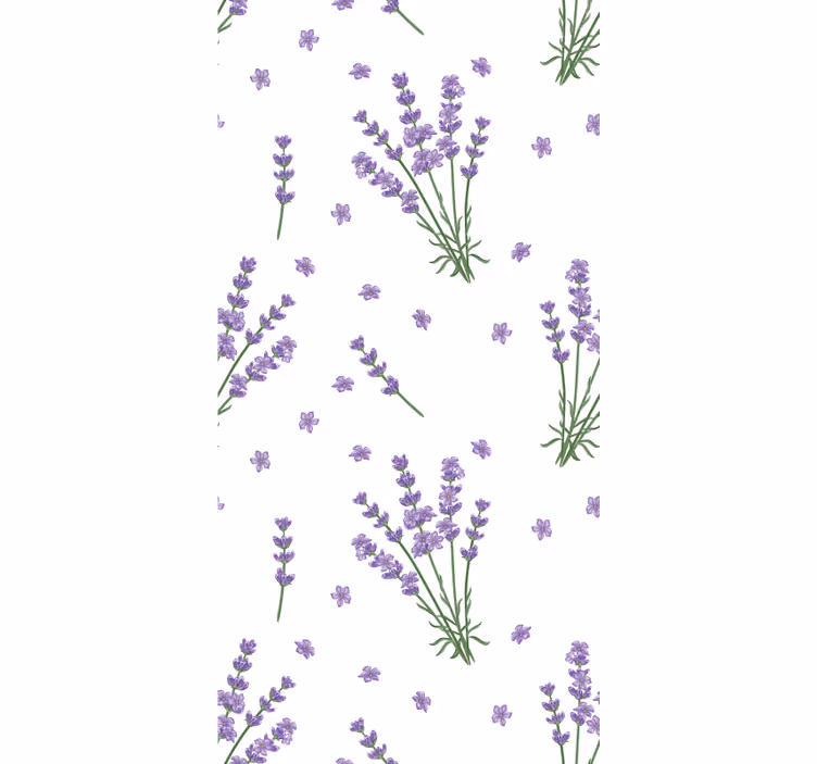 Tapete za zid cvjetni provansalska lavanda - TenStickers