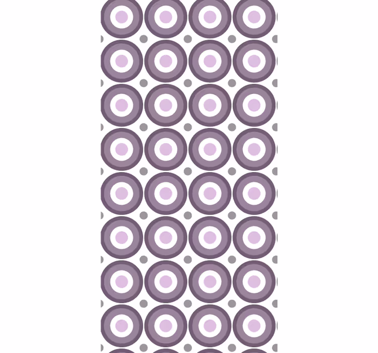 Zidne tapete za spavaću sobu ljubičasta 70-ih godina - TenStickers