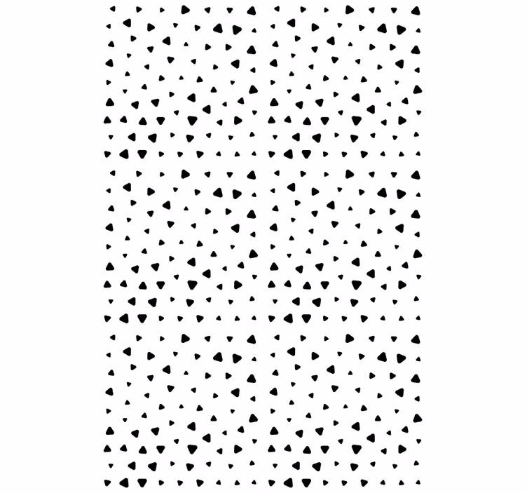 Zidne tapete za spavaću sobu s geometrijskim srcem - TenStickers