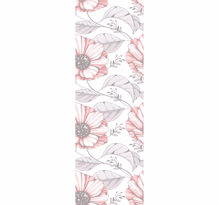 Tapete za spavaću sobu elegantni dizajn ružičaste magnolije - TenStickers