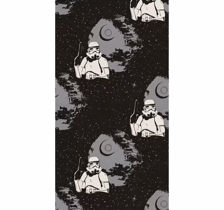 Tapete za spavaću sobu s tipičnim uzorkom trooper-a - TenStickers