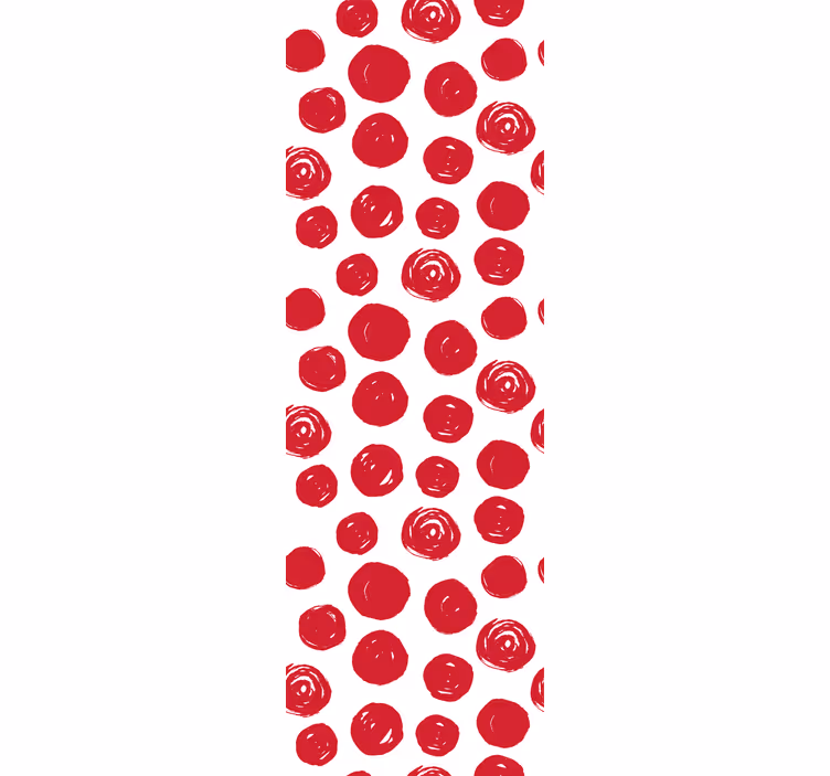 Tapete za spavaću sobu s velikim točkicama - TenStickers
