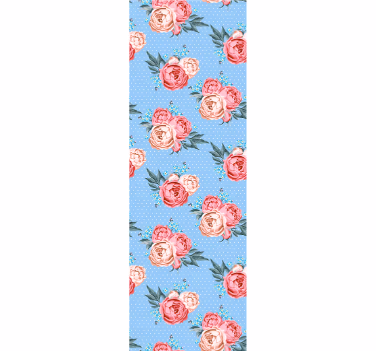 Tapete za spavaću sobu u shabby chic stilu s točkicama - TenStickers