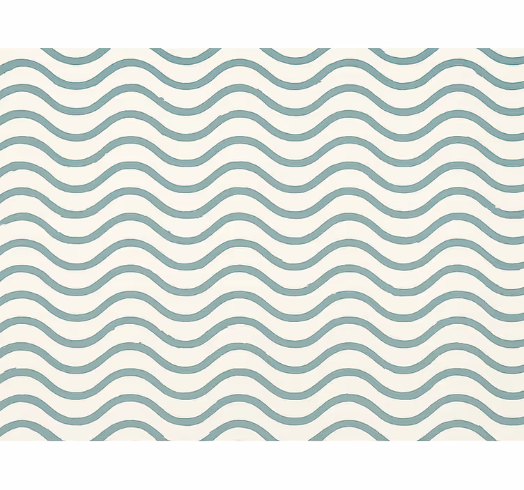 Geometrijske tapete u prigušenim teal piksel valovima - TenStickers