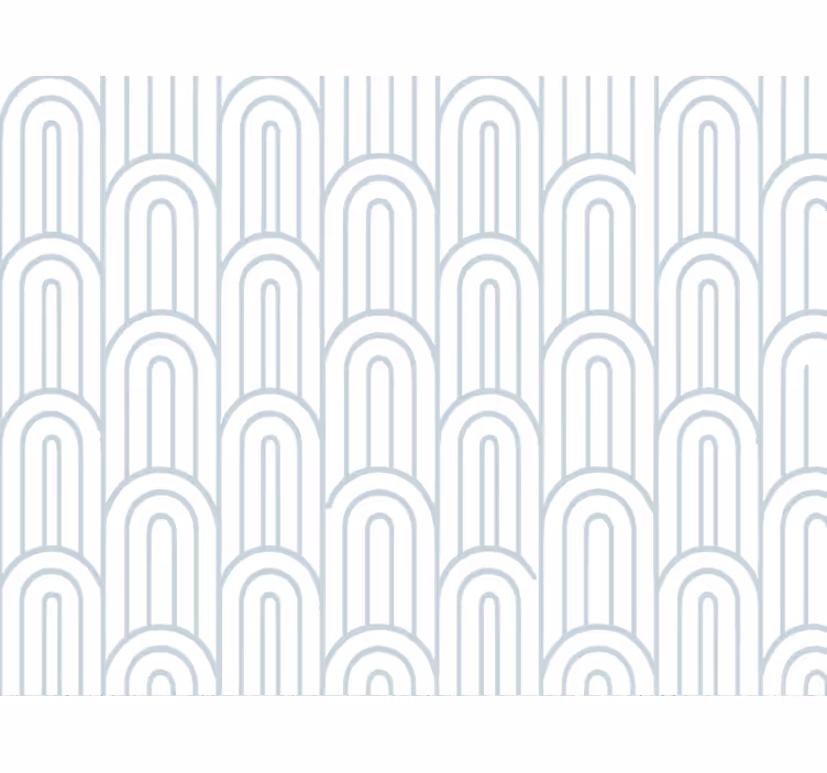 Geometrijska tapeta svijetlo plavi prolaz - TenStickers