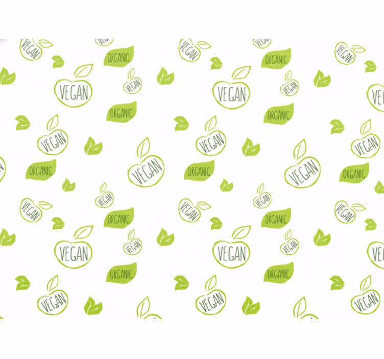 Bijele tapete veganske 100% - TenStickers