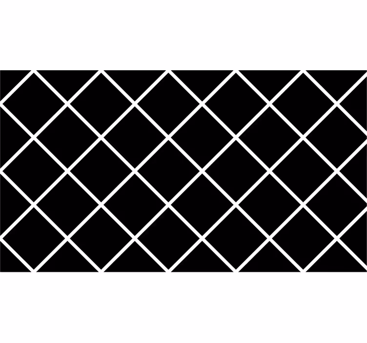 Crno tapete s modernim geometrijskim linijama - TenStickers