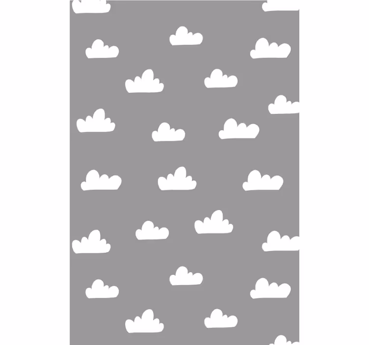 Sive tapete za zid oblačno nebo - TenStickers