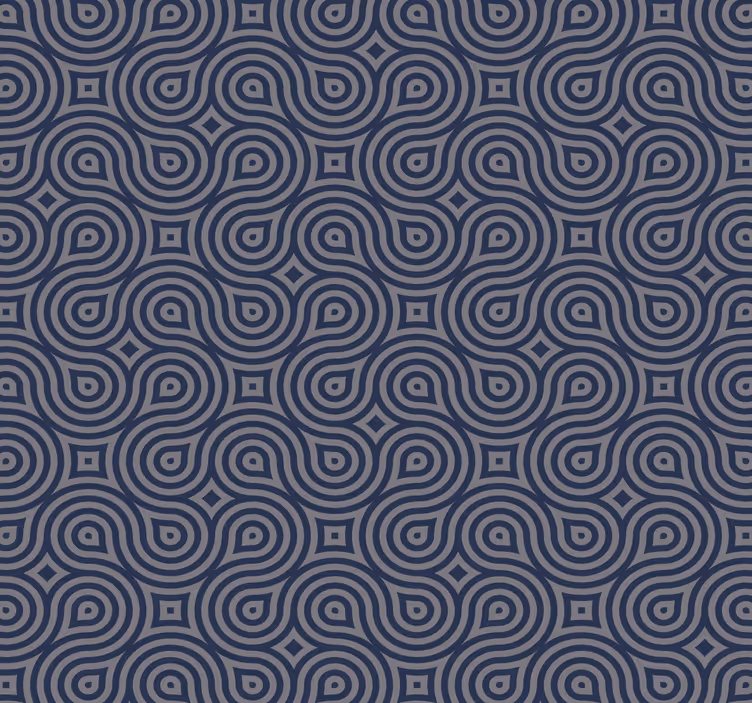 Moderna pozadina plava geometrijska - TenStickers