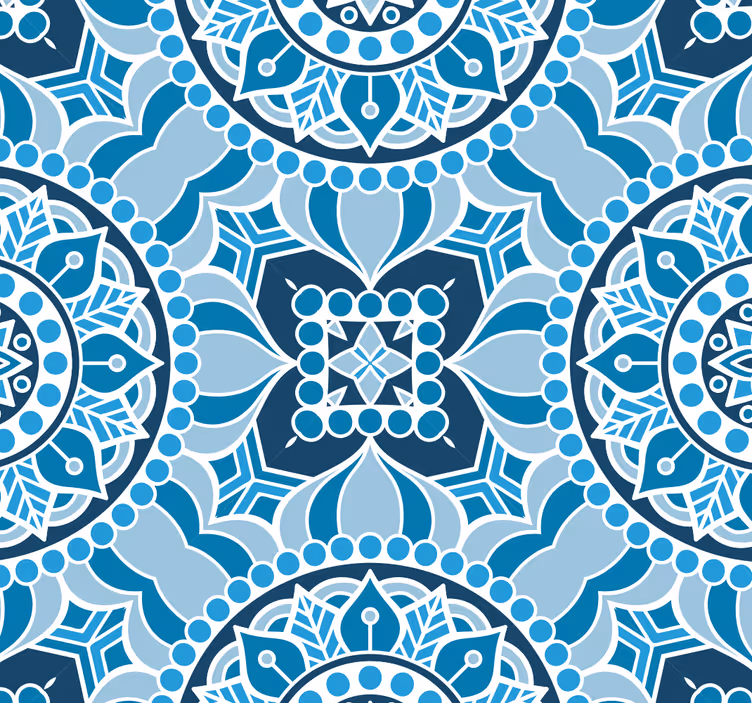 Ukrasni stil tapeta mandala - TenStickers