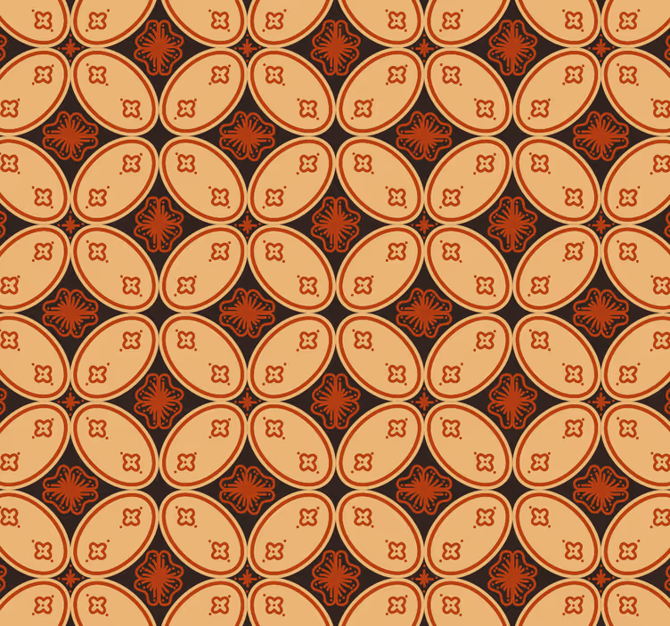 Retro motivi retro pozadina - TenStickers