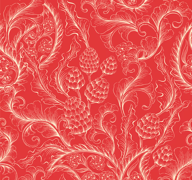 Paisley ilustracije ukrasne pozadine - TenStickers