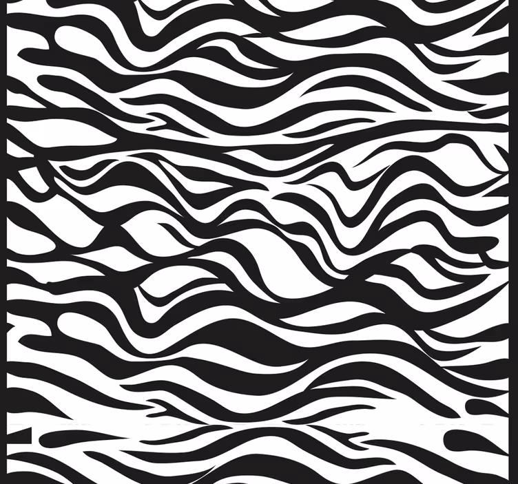 Zebra Pruge Uzorak - TenStickers
