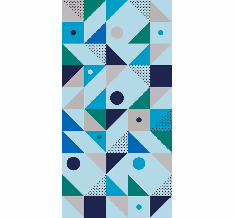 Tapete za zid Geometrijski spajanje geometrijskih oblika - TenStickers