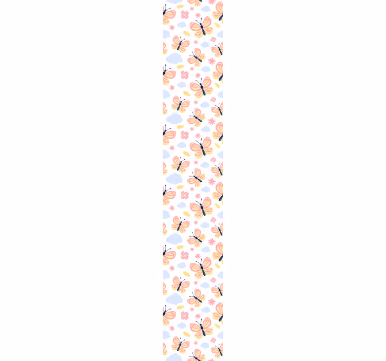 Leptiri na bijeloj pozadini pozadine - TenStickers