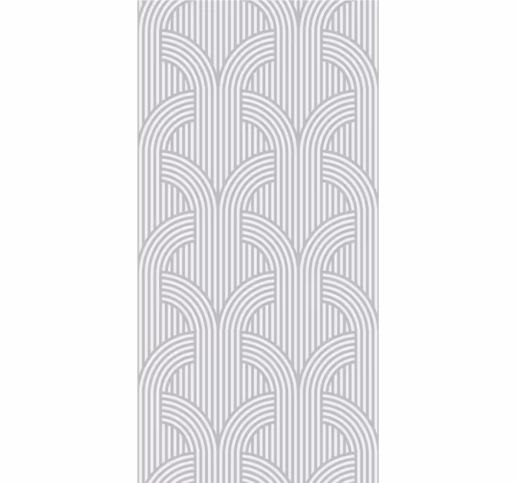 Tapete za zid Geometrijski uzorak lučnih linija - TenStickers