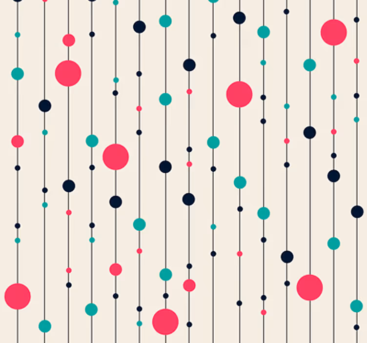 Zabavna pozadina polka dot za vas! - TenStickers