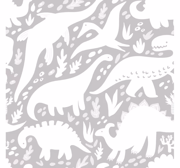 Tapete za zid Dinosaura dinosaurijski akvarij - TenStickers