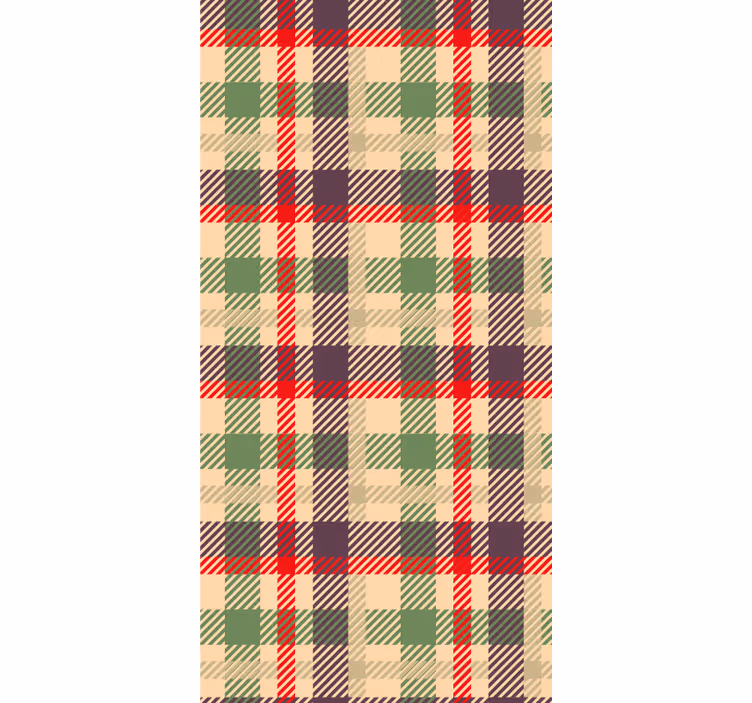 Ukrasne tapete tartan karirani uzorak - TenStickers
