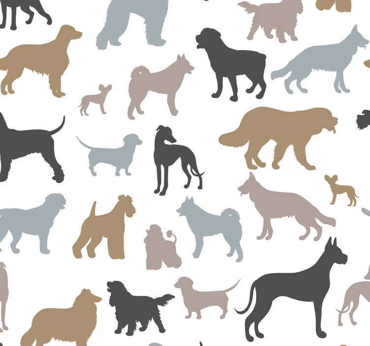 Tapete za zid Mačke mačkaste siluete - TenStickers