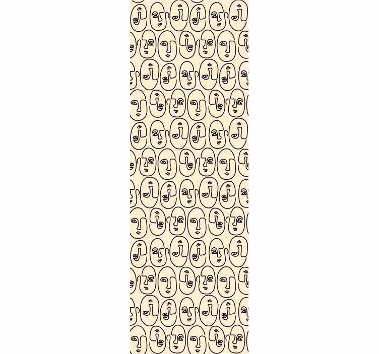 Picasso apstraktna lica apstraktna tapeta - TenStickers