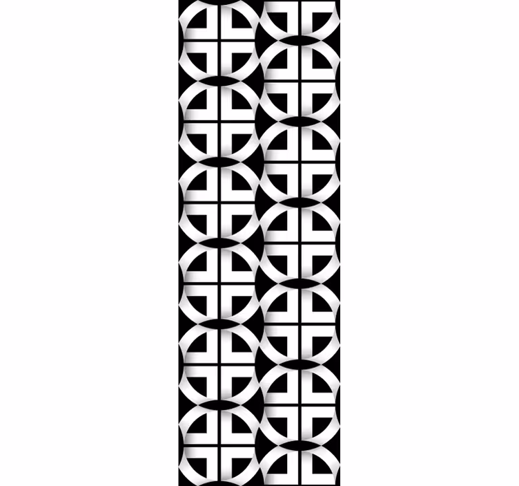 Tapete za zid Geometrijski geometrijska mreža krugova - TenStickers