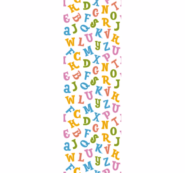 Abeceda za djecu slovo tapeta - TenStickers