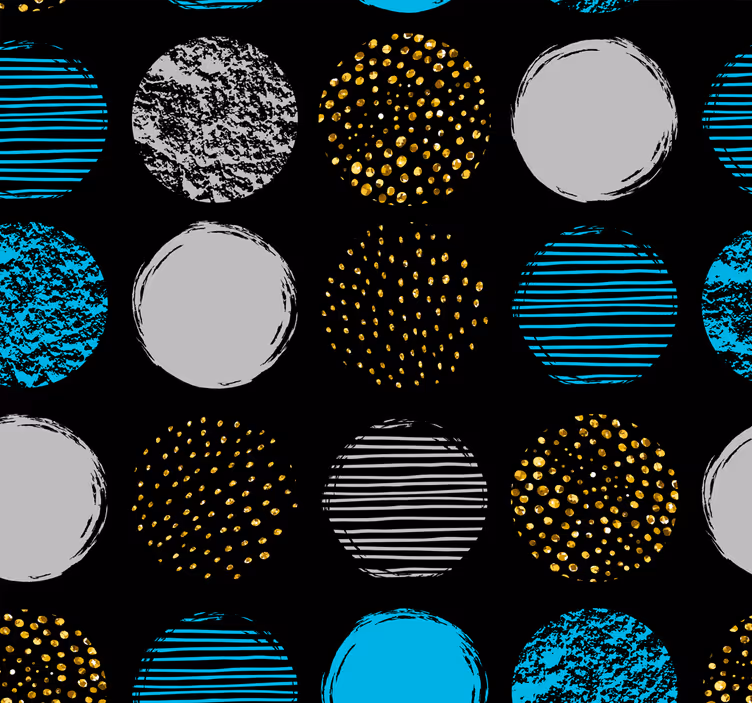 Tapete za zid Geometrijski ansambl geometrijskih točaka - TenStickers