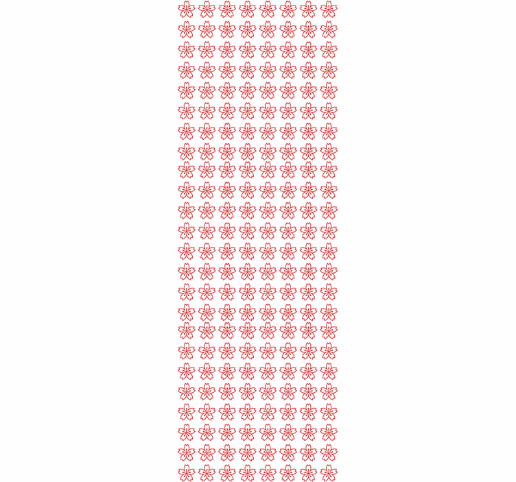 Tapete za zid Cvjetni cvjetna simetrija - TenStickers