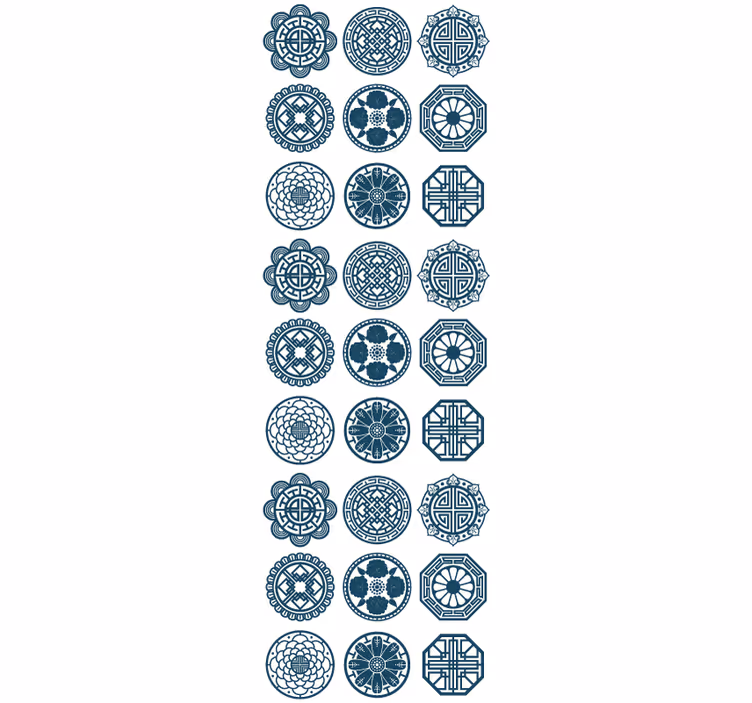 Tapete za zid pločice geometrijski uzorci pločica - TenStickers