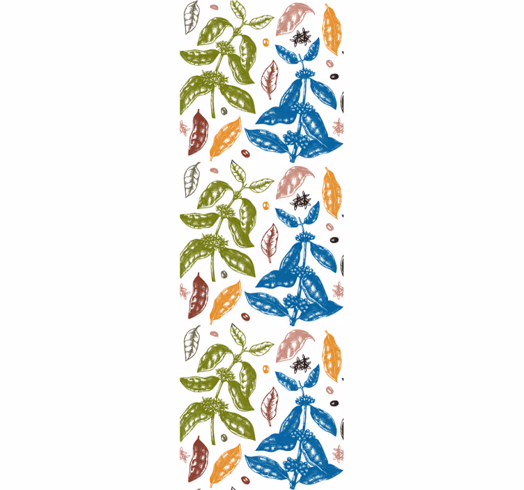 Tapete za zid Lišće botanički print - TenStickers