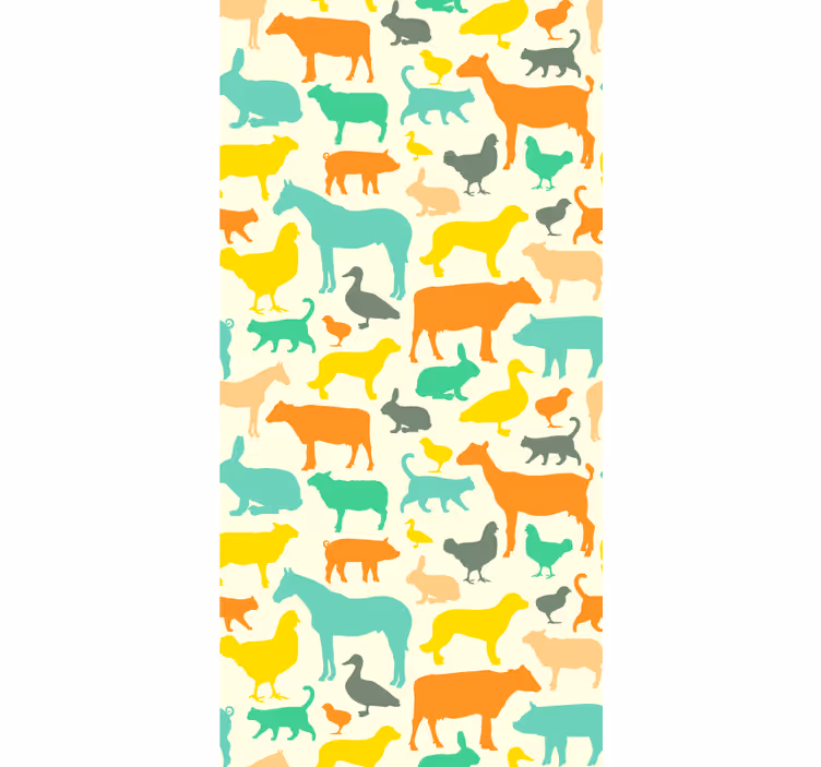 Tapeta za kuhinju farme životinja - TenStickers