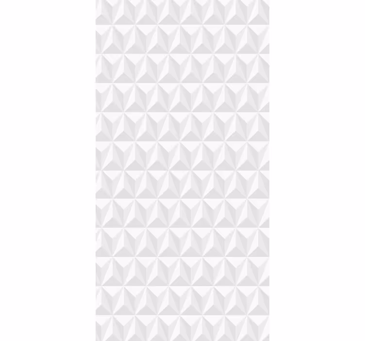 Bijele tapete geometrijski zid - TenStickers
