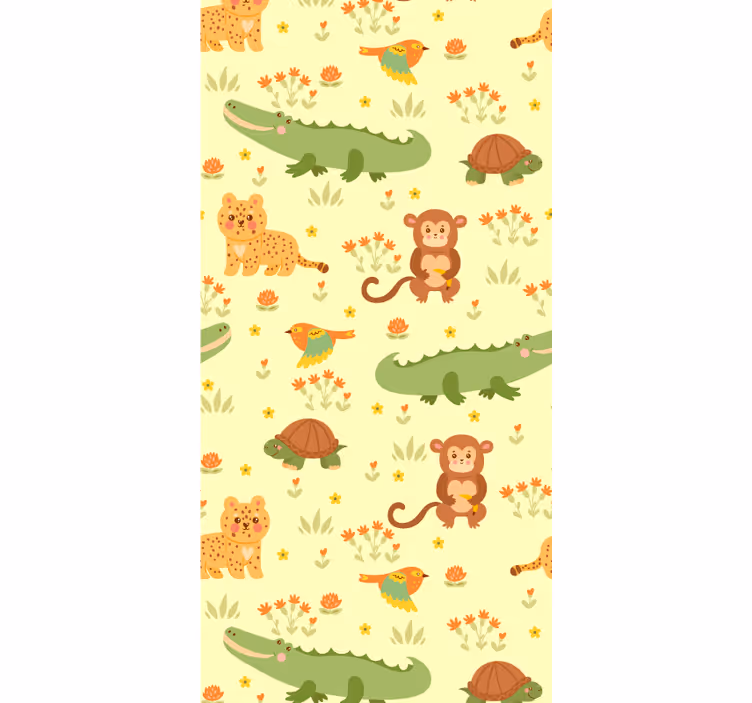 Tapete za zid  životinjske motiv faune džungle - TenStickers