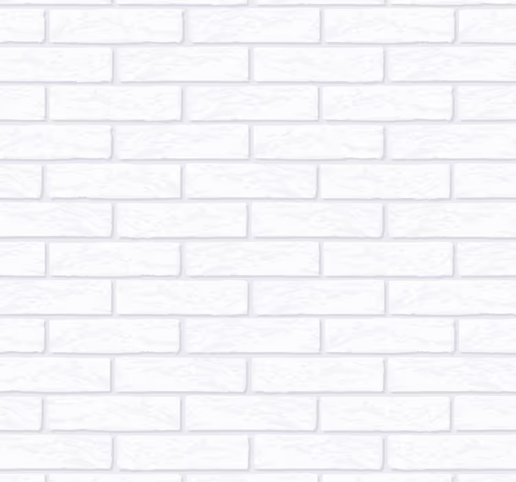 Tapeta od opeke s bijelim uzorkom opeke - TenStickers