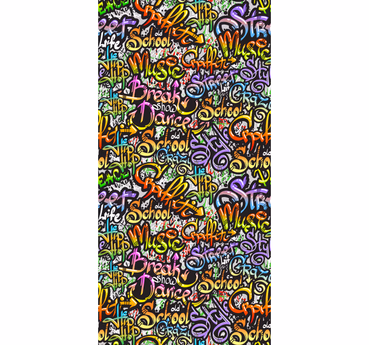 Tapete za zid Utiskivanje slova ispisivanje grafita - TenStickers