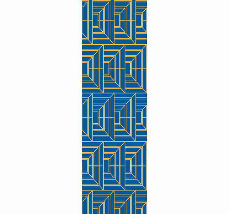 Tapete za zid Geometrijski kutni labirint - TenStickers