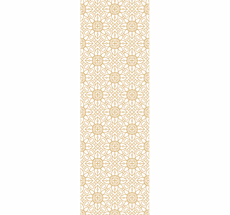 Tapete za dnevni boravak zamršen uzorak pločica - TenStickers