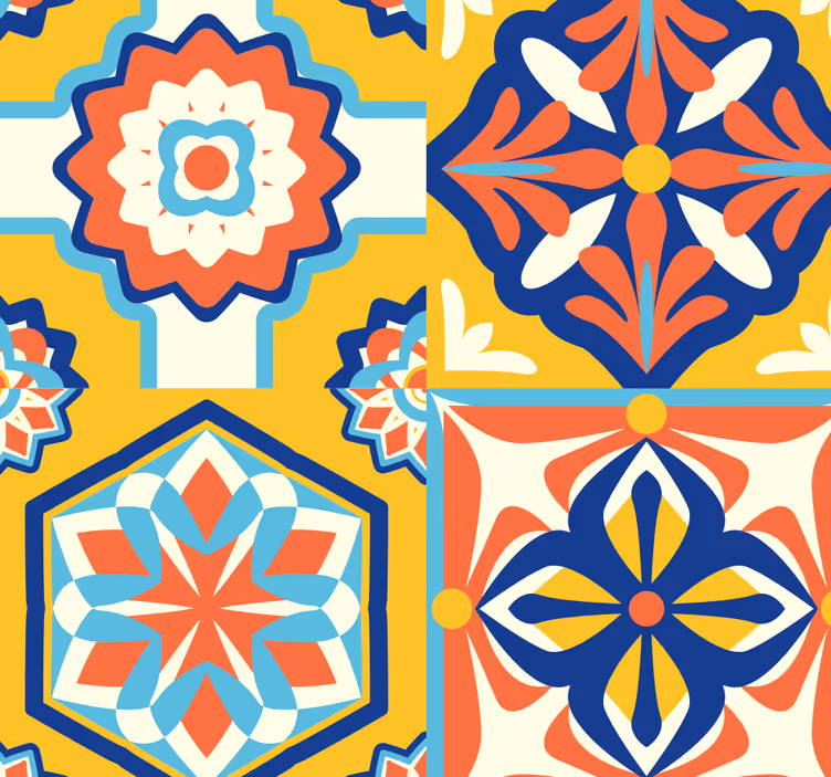 Raspon raznih ukrasnih pozadina - TenStickers