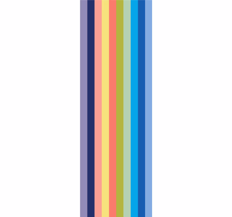 Tapete Vodoravne pruge živopisni prugasti uzorak - TenStickers