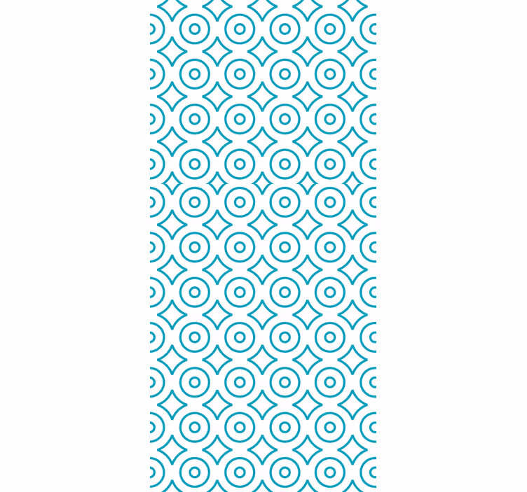 Tapete za zid Geometrijski kružni geometrijski uzorak - TenStickers