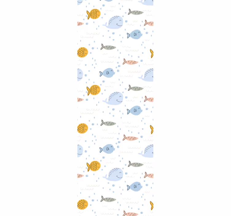 Tapete za zid  riba vodeni motiv - TenStickers